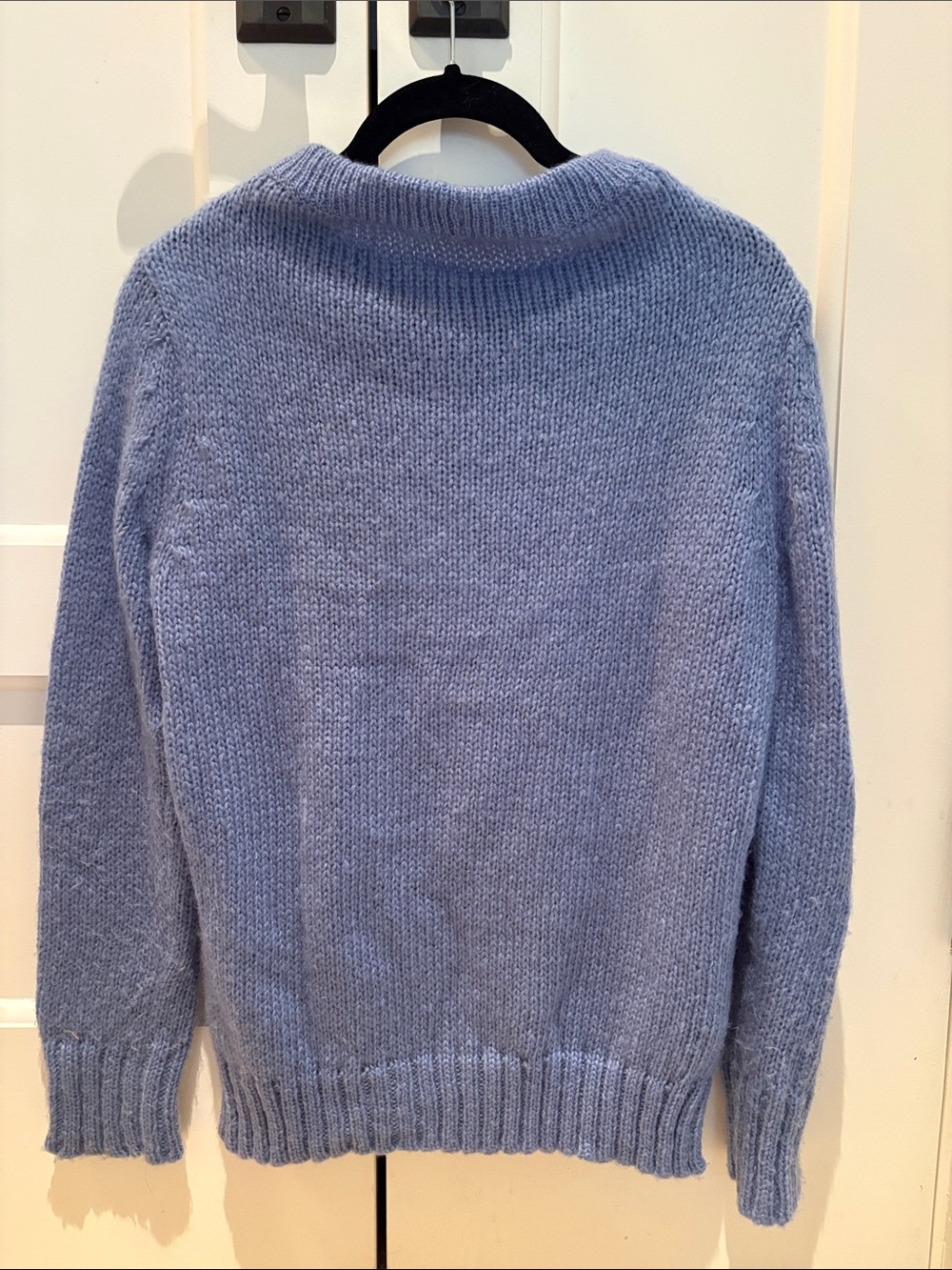Wooden Ships Light Blue Penguin Crewneck Sweater - Picture 2 of 3